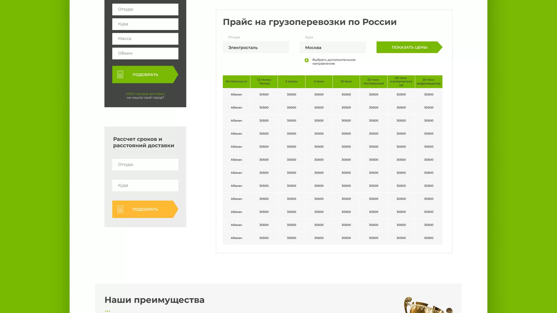Разработка логотипа и сайта компании «Инком-Логистика» в Коврове