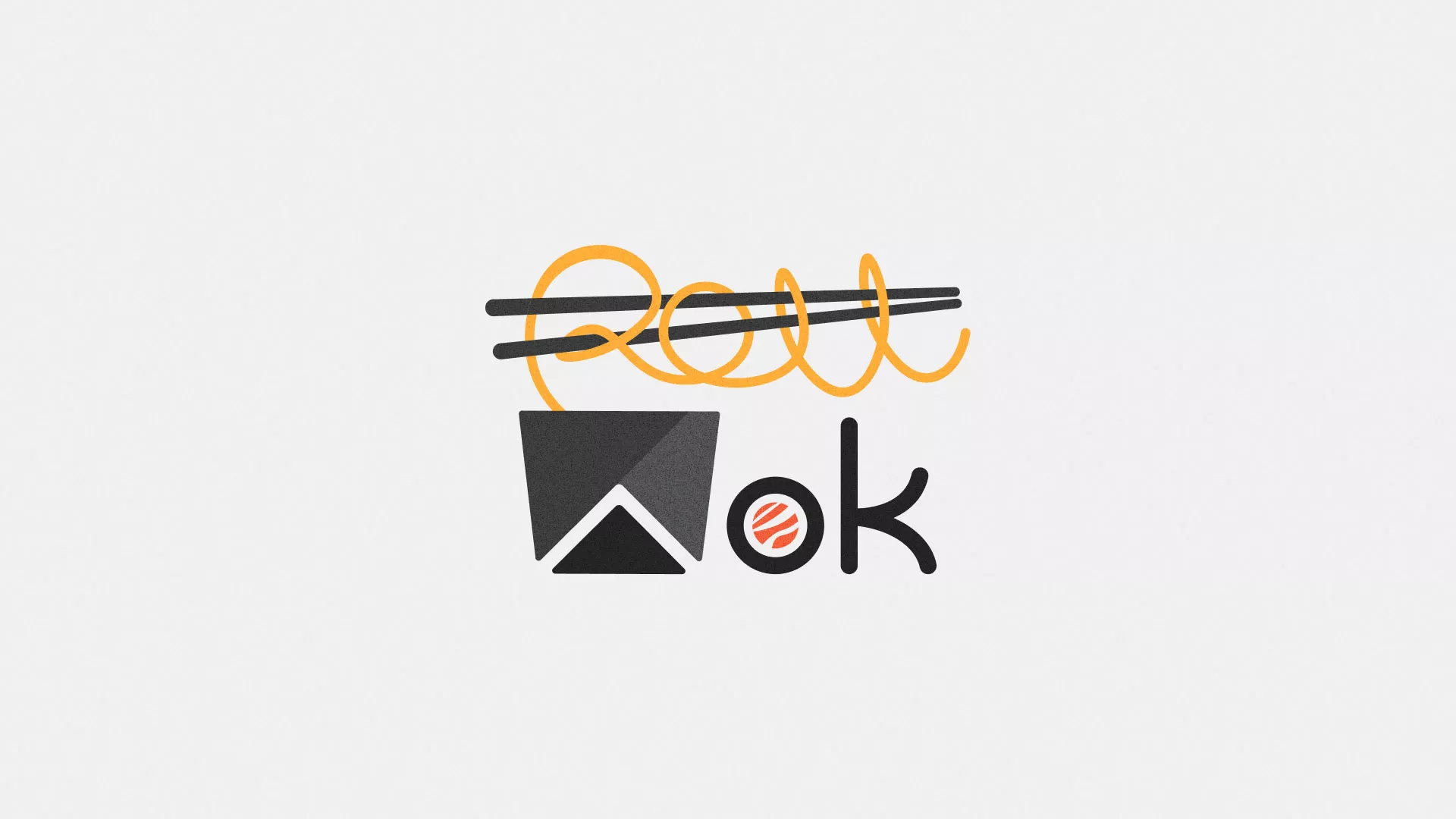Разработка логотипа в Коврове для суши-бара «Roll Wok Club» Разработка логотипа в Коврове для суши-бара «Roll Wok Club»